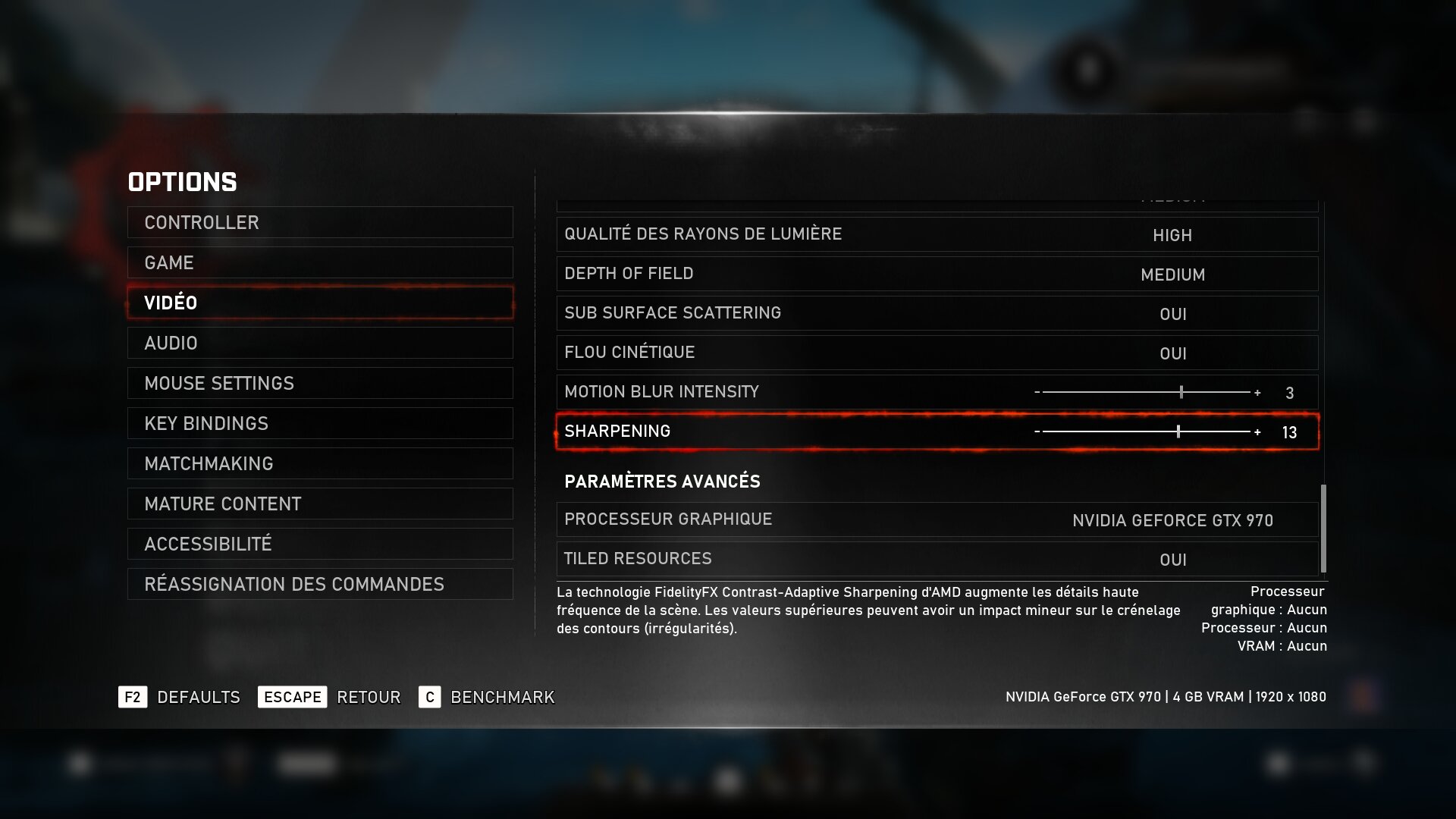 Image 1 : Gears 5 propose désormais la technologie FidelityFX d'AMD, cette fois réglable