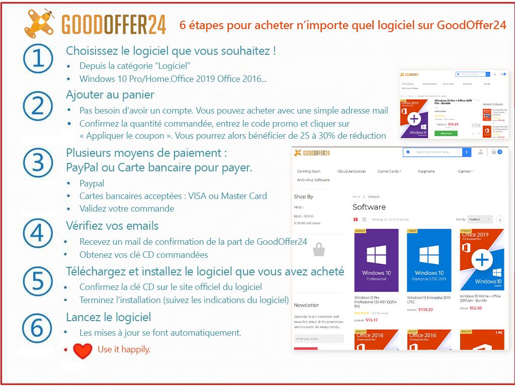 Image 2 : Pour les Singles Day, GoodOffer24 vous offre Windows 10 pour l'achat d'Office Pro
