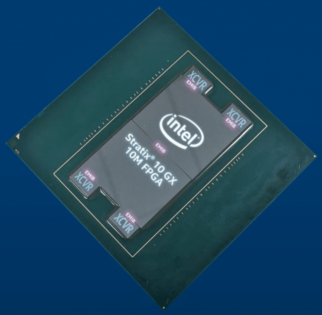 Image 1 : Intel dévoile un énorme FPGA avec 43,3 milliards de transistors !