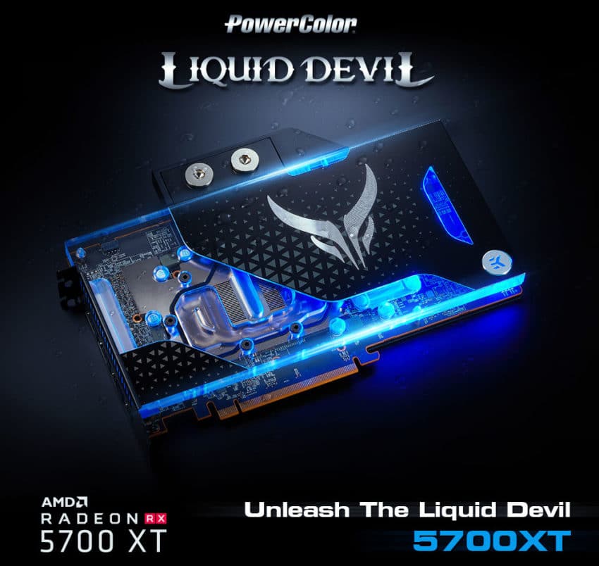 Image 1 : Vidéo : la Radeon RX 5700 XT Liquid Devil de PowerColor sort de son carton