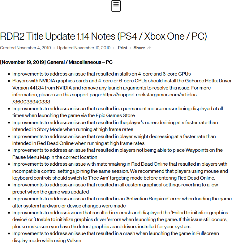 Image 1 : Rockstar corrige les problèmes CPU de Red Dead Redemption 2