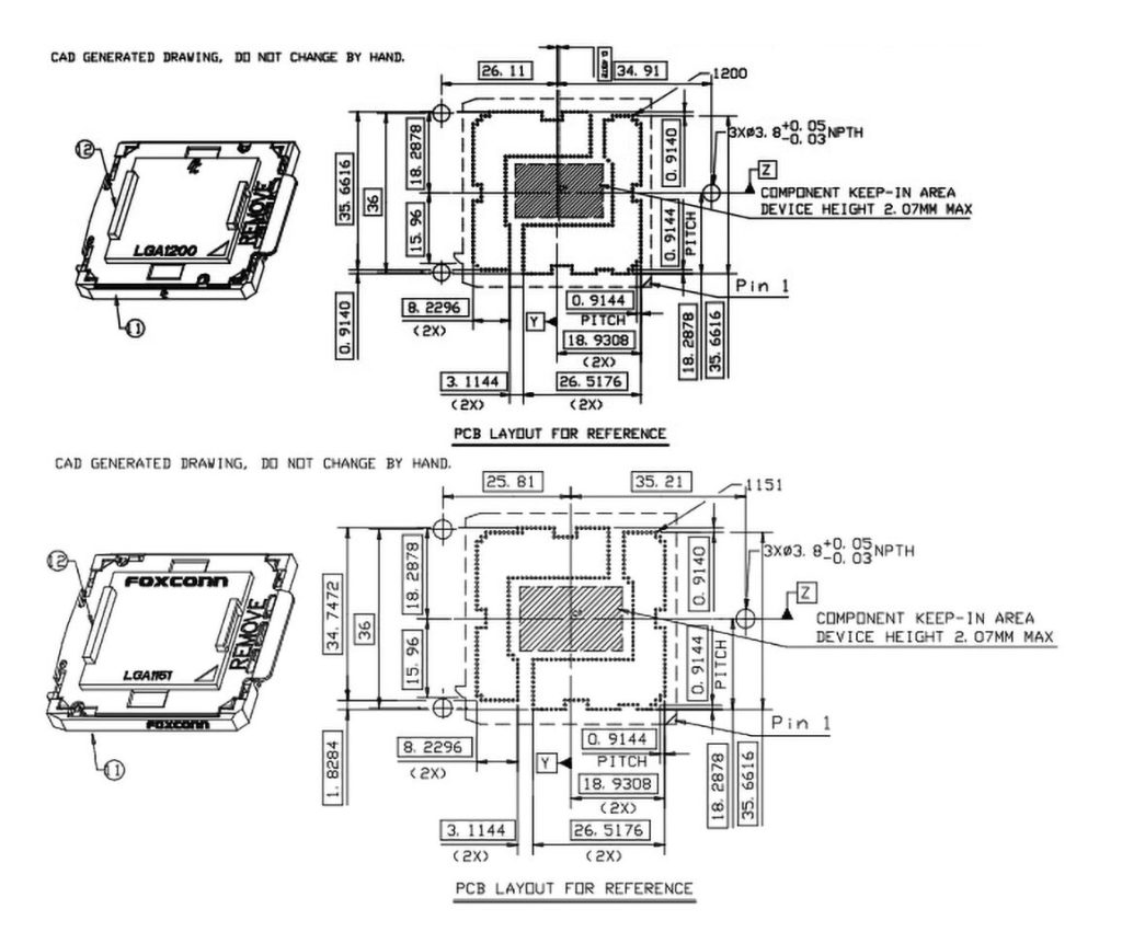 Image 1 : Intel : les dissipateurs CPU LGA115x seraient compatibles avec le socket LGA1200