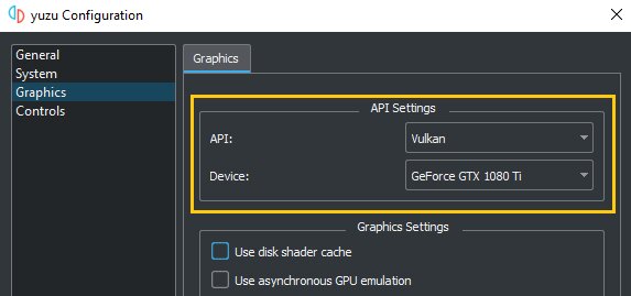 Image 4 : L’émulateur Yuzu désormais compatible avec l’API Vulkan, de gros gains pour les cartes AMD !