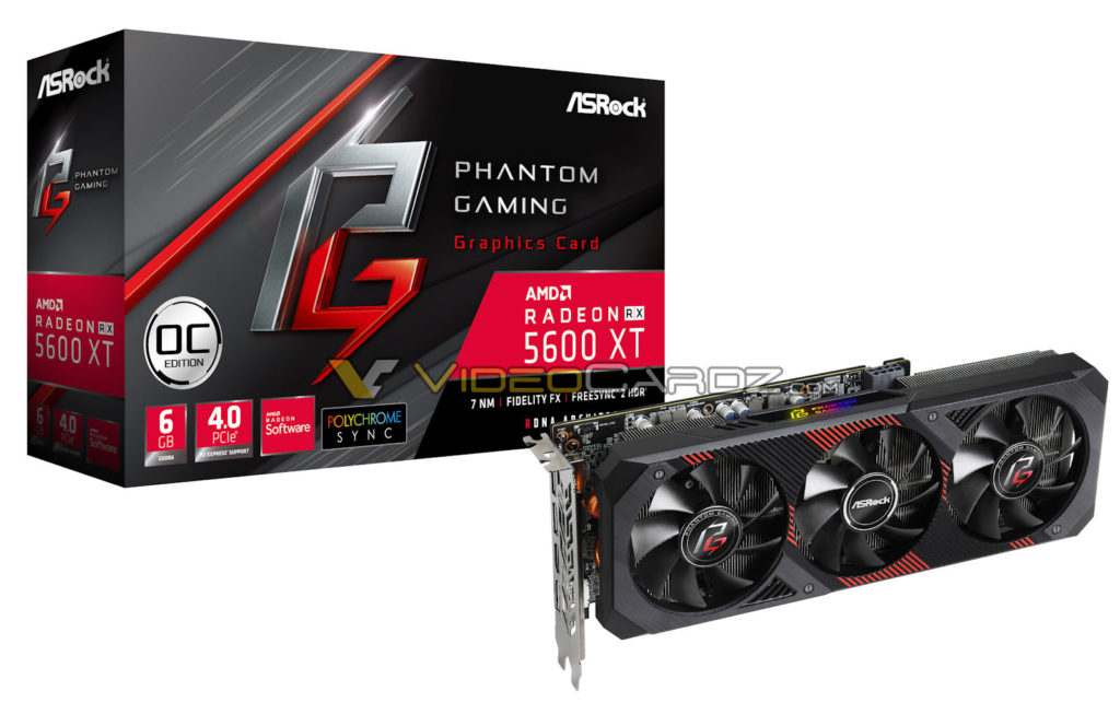 Image 1 : ASRock révèle une Radeon RX 5600 XT Phantom Gaming OC