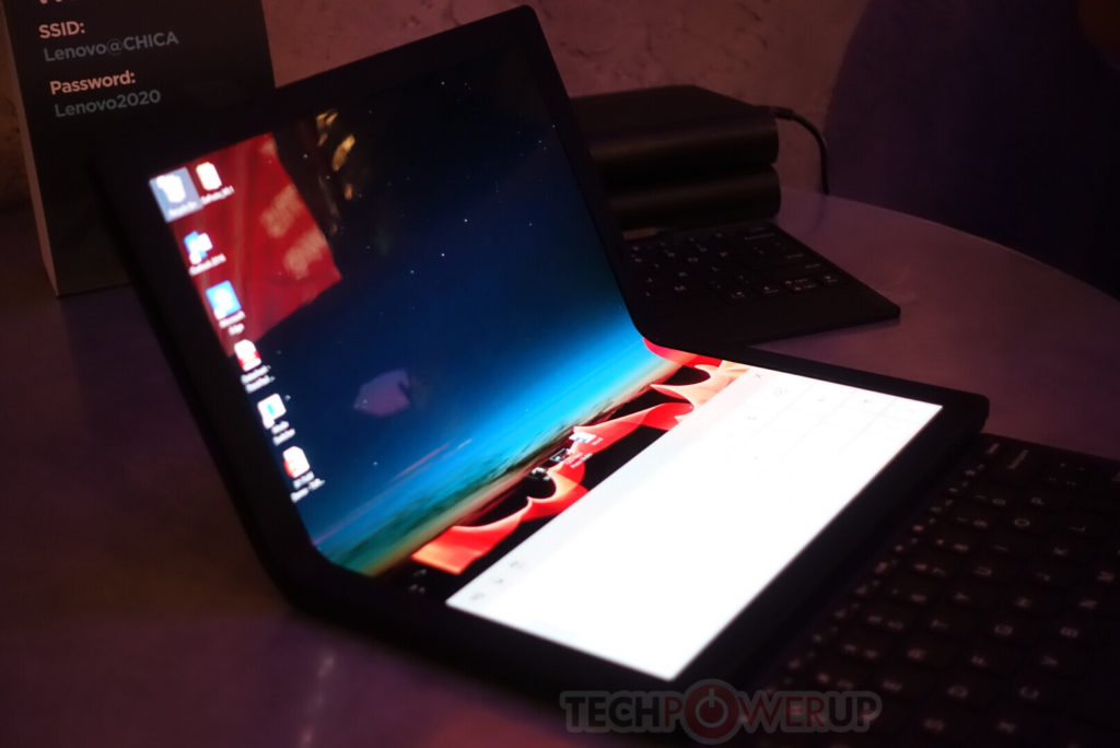 Image 2 : L’ordinateur pliable ThinkPad X1 Fold de Lenovo embarque un SoC Intel Lakefield