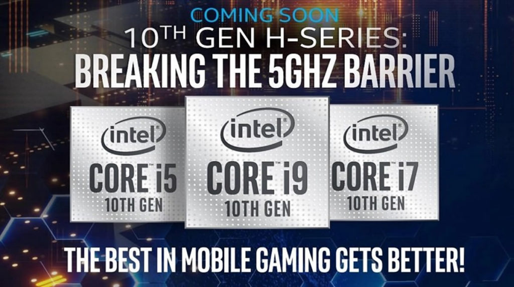 Image 1 : Intel Comet Lake H : 8 coeurs et 16 threads en 14nm+++ pour les PC portables