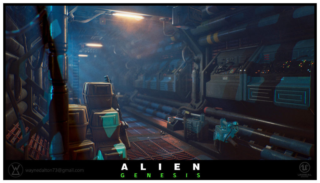 Image 1 : Vidéo : une petite visite du Nostromo du film Alien sous Unreal Engine 4
