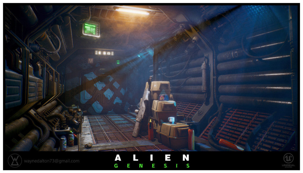 Image 2 : Vidéo : une petite visite du Nostromo du film Alien sous Unreal Engine 4