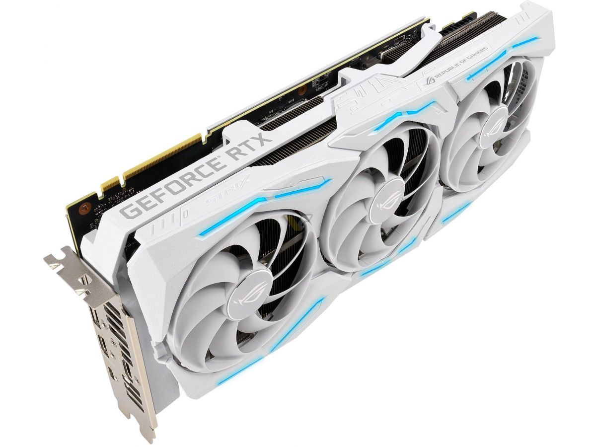 La carte ROG Strix RTX 2080 d'Asus se met au blanc