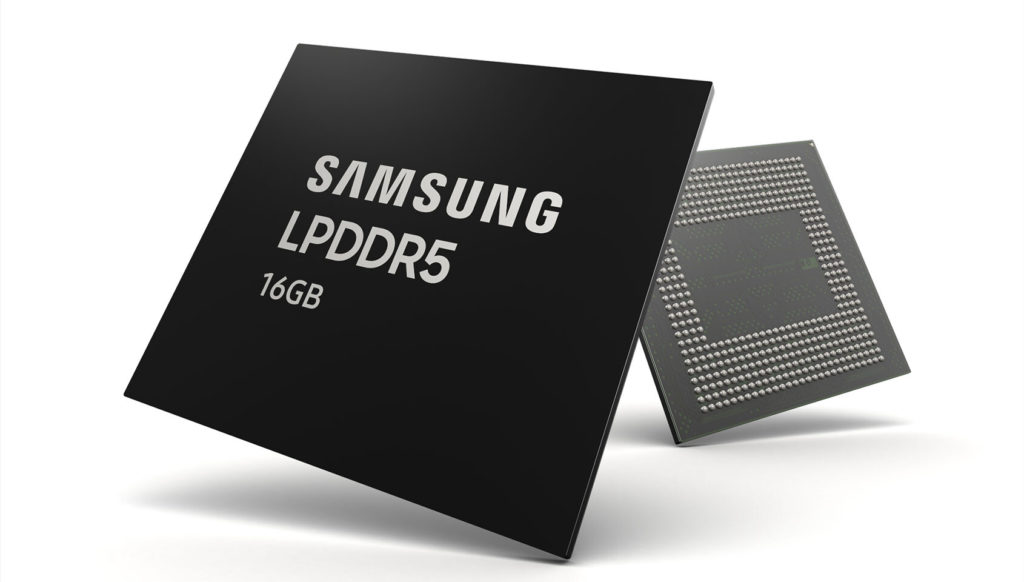 Image 1 : Samsung commence la production de masse de puces mémoire LPDDR5 de 16 Go