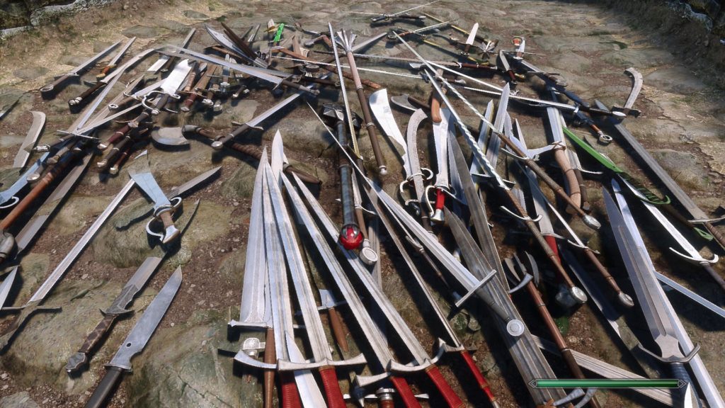 Image 8 : Un pack avec plus d’une centaine d’armes pour Skyrim Special Edition