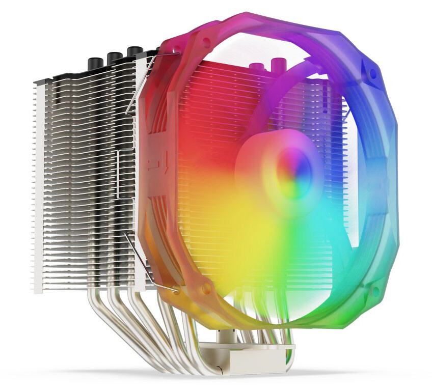 Image 1 : SilentiumPC accorde du RGB configurable à son dissipateur CPU Fortis 3