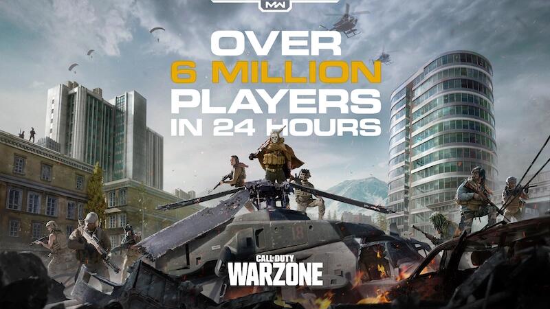 Image 1 : Call of Duty Warzone attire plus de 6 millions de joueurs en 24 heures !