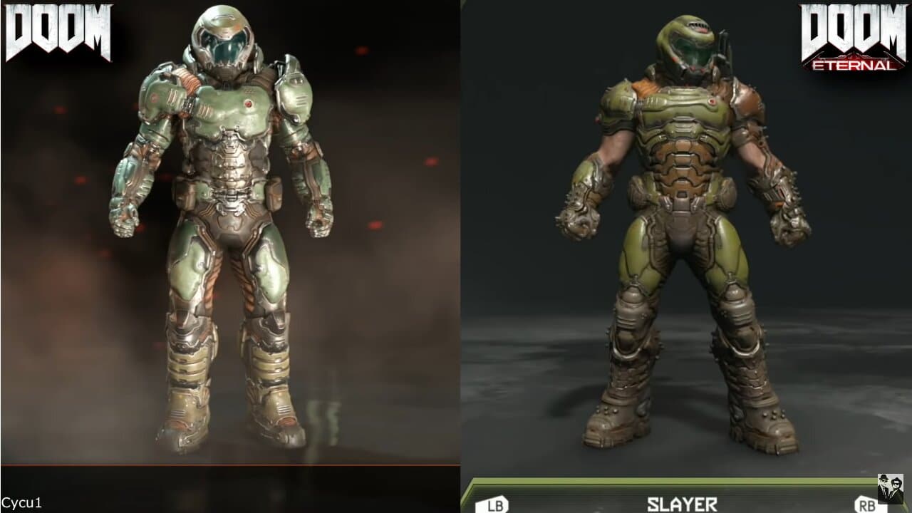 screenshot 2020 03 23 doom vs doom eternal demon and character models comparison