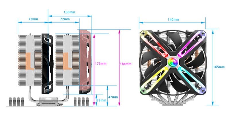 Image 3 : Zalman propose son ventirad CNPS20X pour dissiper 300W