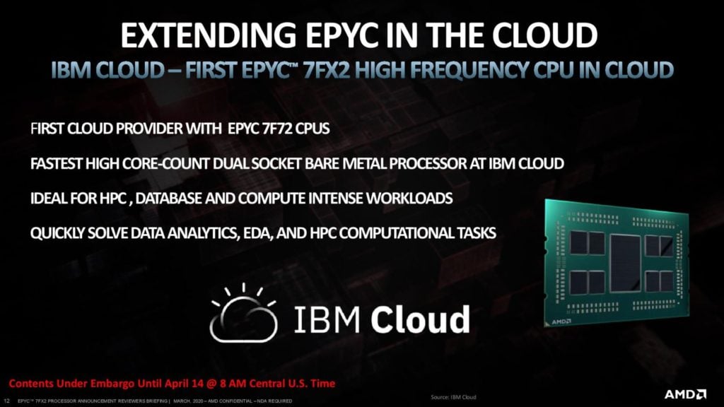 Image 7 : AMD lance trois nouveaux processeurs EPYC Rome : fréquences et cache L3 en hausse
