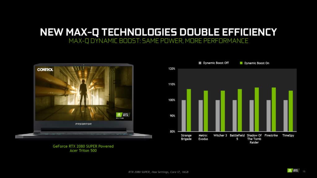 Image 3 : NVIDIA présente ses cartes RTX Super mobiles