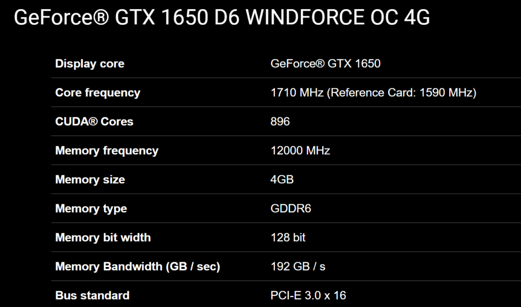 Image 2 : Deux GTX 1650 avec mémoire GDDR6 chez Gigabyte
