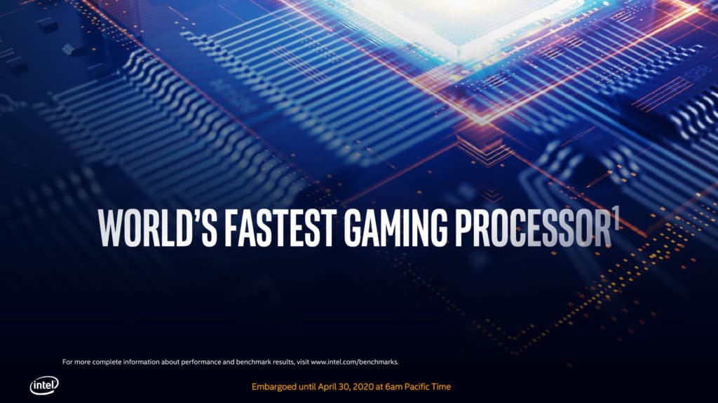 Image 2 : Intel dévoile officiellement ses processeurs Comet Lake-S