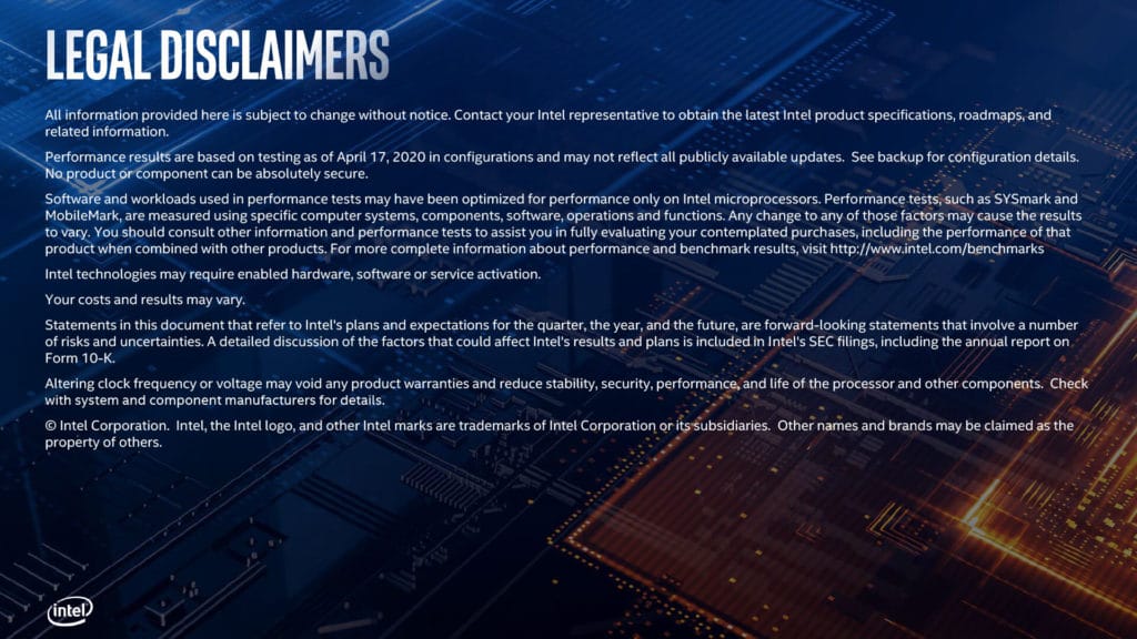 Image 18 : Intel dévoile officiellement ses processeurs Comet Lake-S