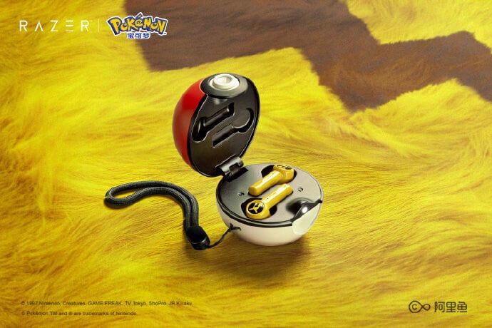 écouteurs Pokémon razer pokeball