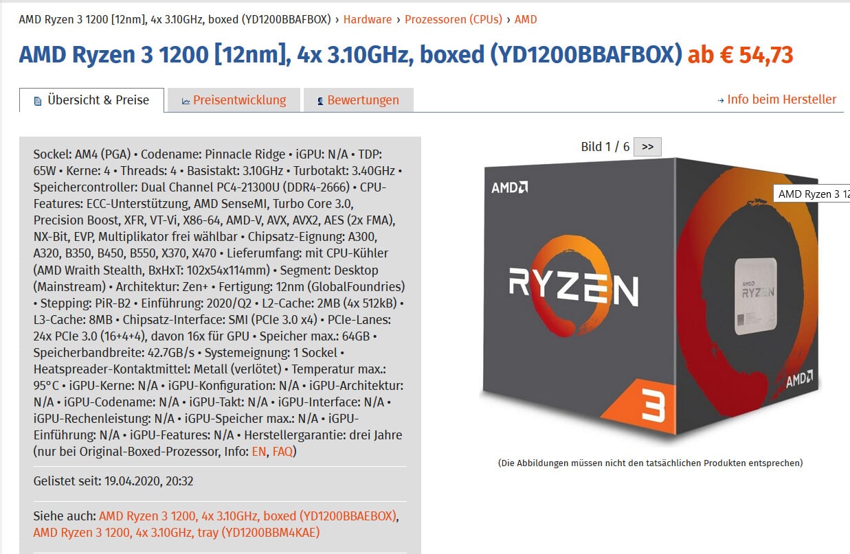 ryzen3 1200