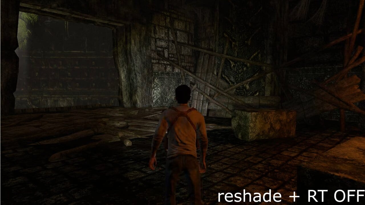 Here is Uncharted: Drake's Fortune running on the PC with Reshade