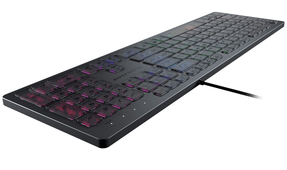 Cougar lance le clavier Vantar AX, haut de seulement 15 mm