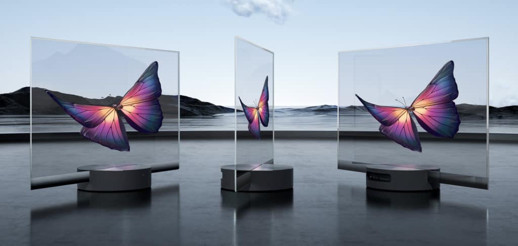 Image 1 : Xiaomi présente un téléviseur OLED de 55 pouces transparent