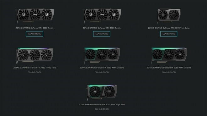 Image 26 : Nvidia Ampere : les RTX 3090, 3080 et 3070 custom se dévoilent