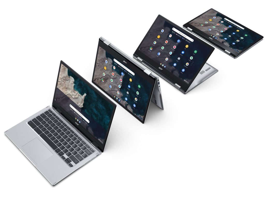 Image 1 : Acer présente un Chromebook avec Snapdragon 7c et un PC portable conçu avec Porsche