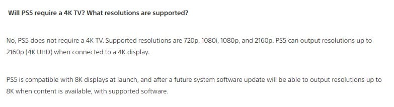 Image 1 : PlayStation 5 : pas de support des écrans 1440p, ni d’installation de jeux PS5 sur des dispositifs USB