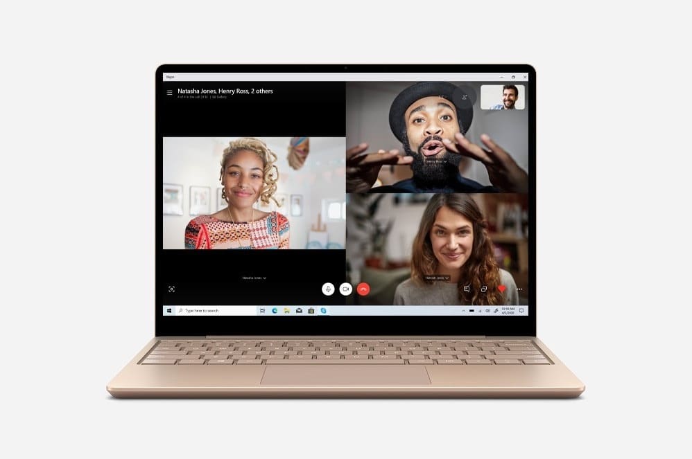 Image 1 : Ultra fin, léger et autonome, le Surface Laptop Go est le PC portable adéquat pour la mobilité