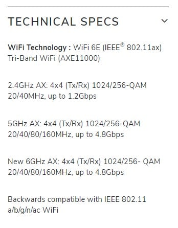 Image 1 : NeatGear s’attaque au Wi-Fi 6E avec son routeur tri-bande Nighthawk RAXE500