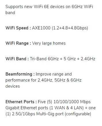 Image 2 : NeatGear s’attaque au Wi-Fi 6E avec son routeur tri-bande Nighthawk RAXE500