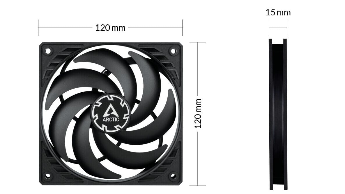 Arctic P12 Slim PWM PST : un ventilateur 120 mm de 15 mm d'épaisseur