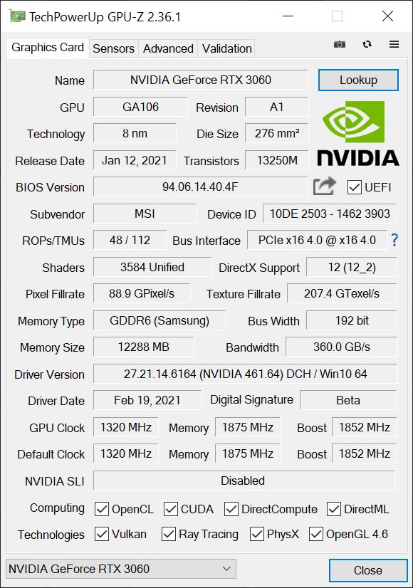 Image 3 : GeForce RTX 3060 : pour goûter à la nouvelle génération