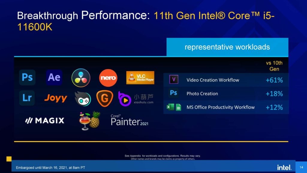 Image 15 : Intel détaille sa gamme Rocket Lake-S