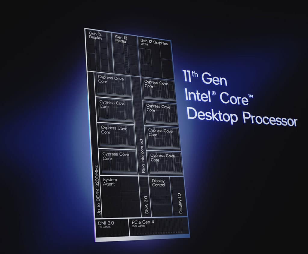 Image 2 : Intel détaille sa gamme Rocket Lake-S