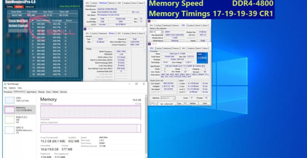 Image 3 : G.Skill lance des kits mémoire DDR4-5333 pour les processeurs Intel Rocket Lake-S