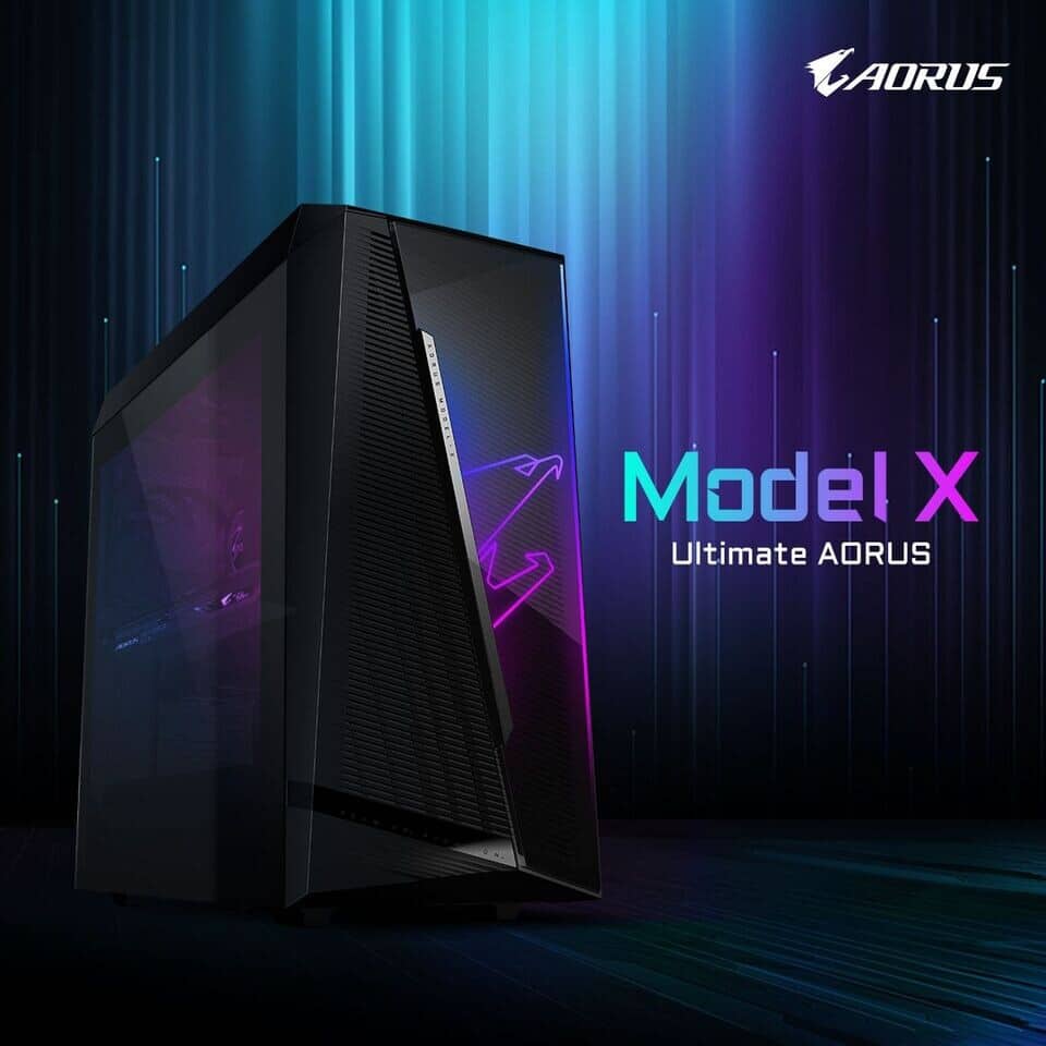 Image 1 : Gigabyte Aorus Model X et Model S : PC Gaming avec GeForce RTX 3080 et processeur Intel ou AMD