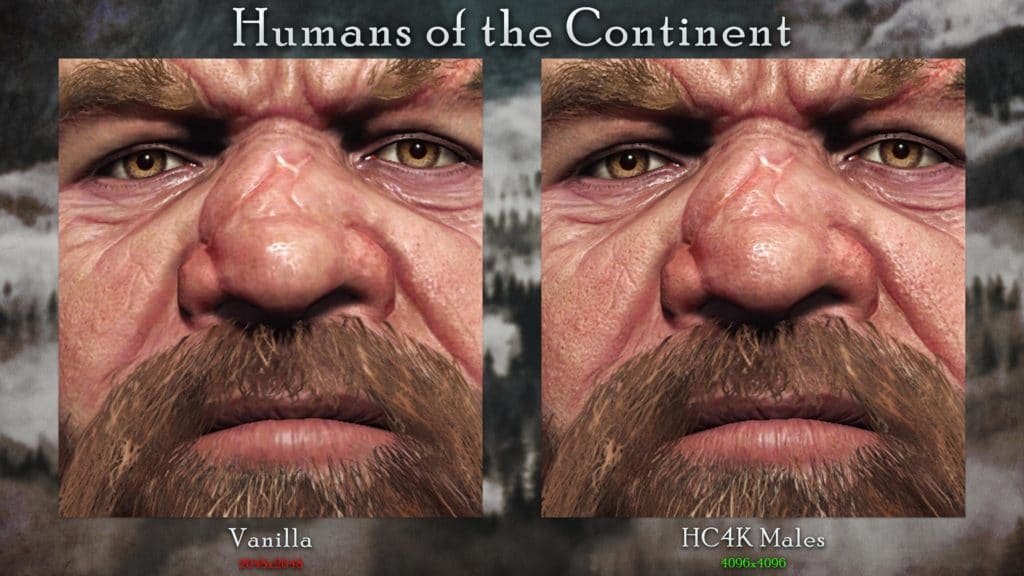Image 11 : Un pack de textures améliorées par l’IA embellit les humains et humanoïdes de The Witcher 3