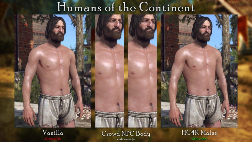Image 4 : Un pack de textures améliorées par l’IA embellit les humains et humanoïdes de The Witcher 3