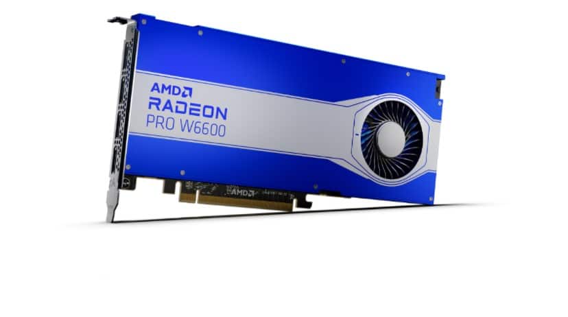Image 1 : AMD officialise ses cartes graphiques Radeon PRO W6000 : jusqu’à 32 Go de VRAM et 60 UE