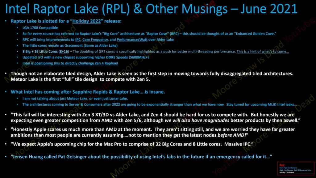 Image 3 : Jusqu’à 24 cœurs pour les processeurs Intel Raptor Lake ?