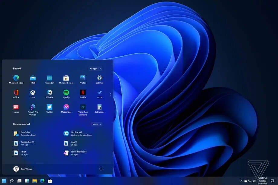 Image 3 : Windows 11 dévoile son interface avec un peu d’avance