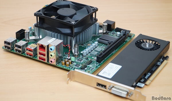 Image 1 : Les performances de l’AMD 4700S Desktop Kit avec Radeon 550 comparées à celles d’un Core i7-11700