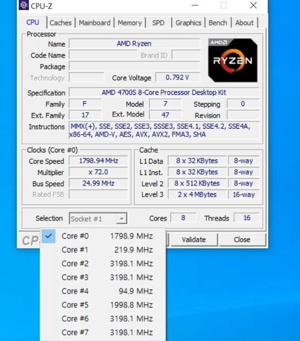 Image 4 : Les performances de l’AMD 4700S Desktop Kit avec Radeon 550 comparées à celles d’un Core i7-11700