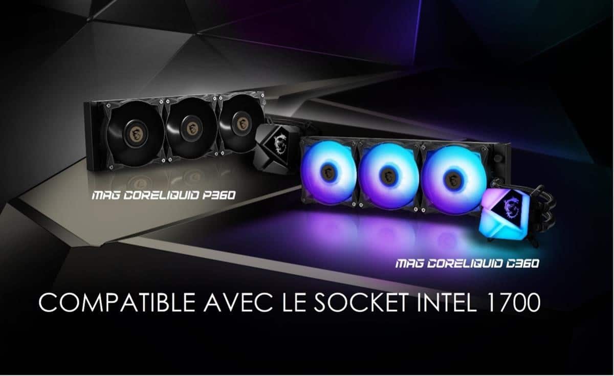 MSI présente des kits watercooling MAG CORELIQUID C & CORELIQUID P