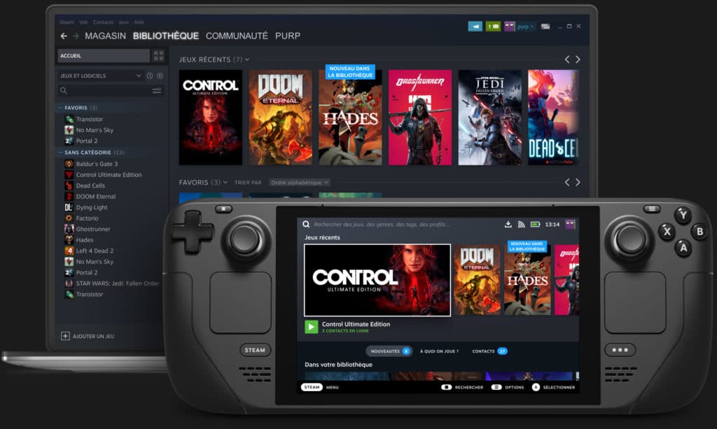 Image 5 : Valve annonce le Steam Deck, une console portable pour décembre 2021
